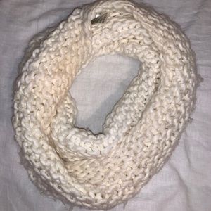 Cream Infinite scarf